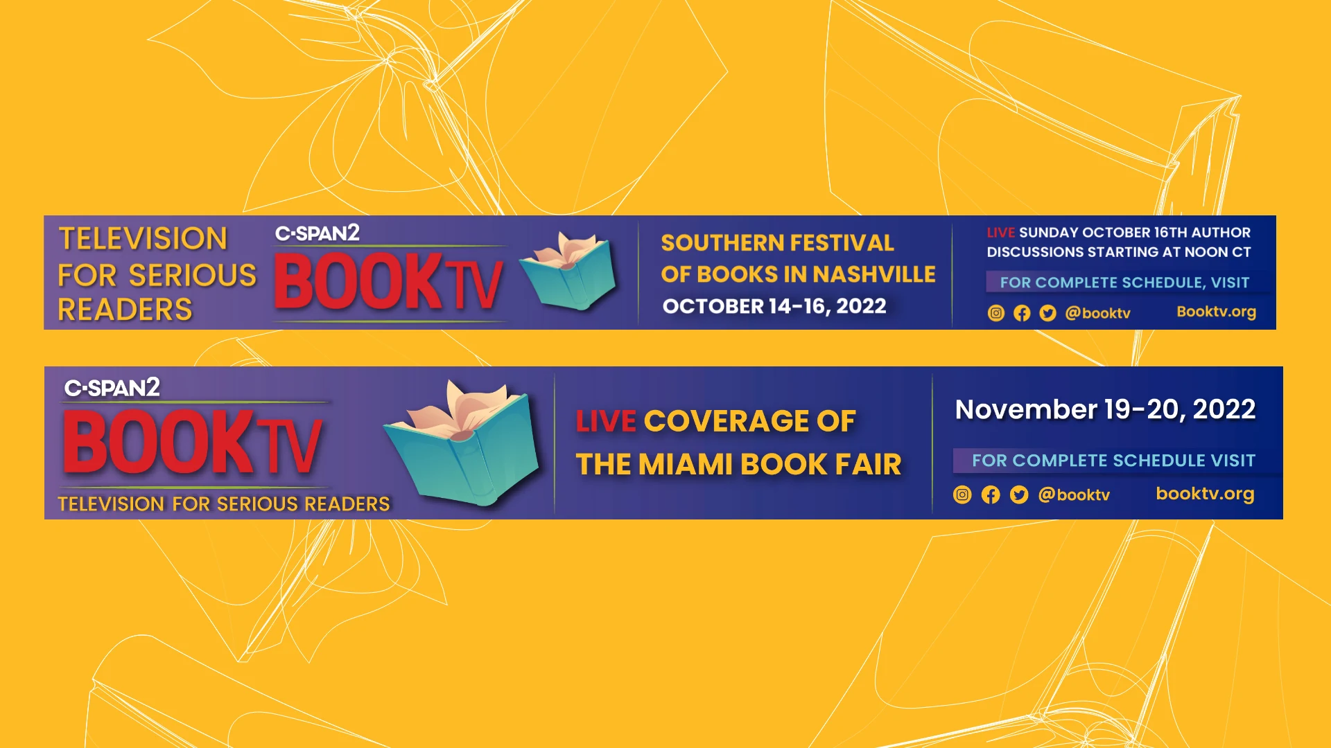 C-SPAN BOOK TV Festivals 2022 — 06